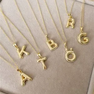 letter necklace